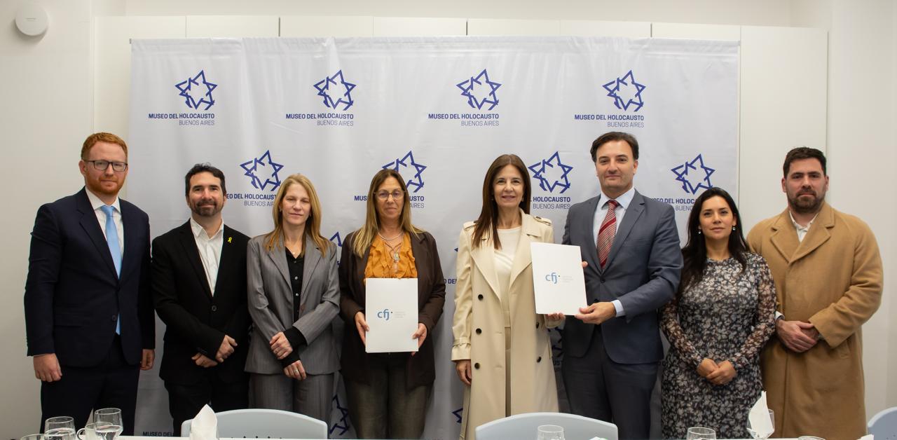 El CFJ, la AAJRA y el Museo del Holocausto sellaron acuerdos de cooperación