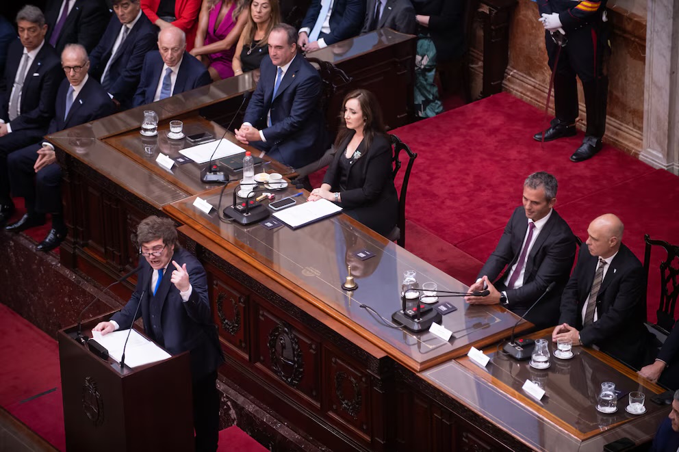 Javier Milei abrió las sesiones ordinarias